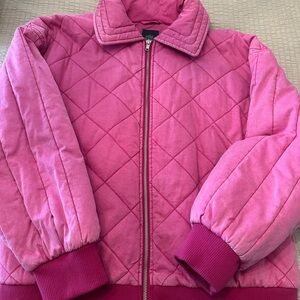 Pink Quilted Jacket